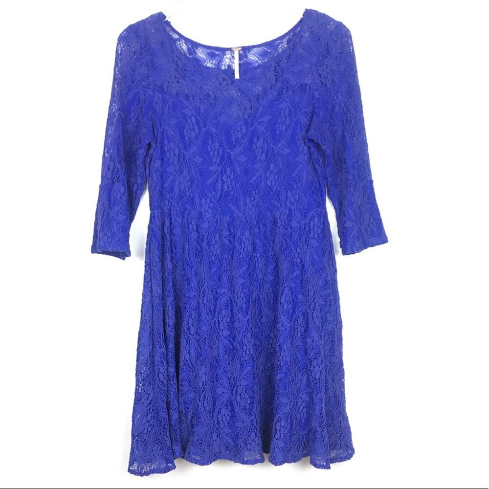 Vintage Y2k Free People Shake it Up Lace Dress Sz S